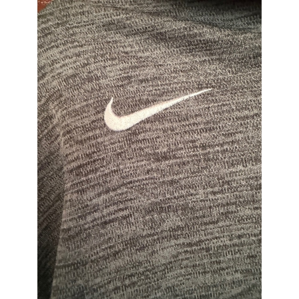 Nike Dri-FIT Mens Grey Heathered LCA Eagles Quarter Zip Pullover Size M - Picture 3 of 8